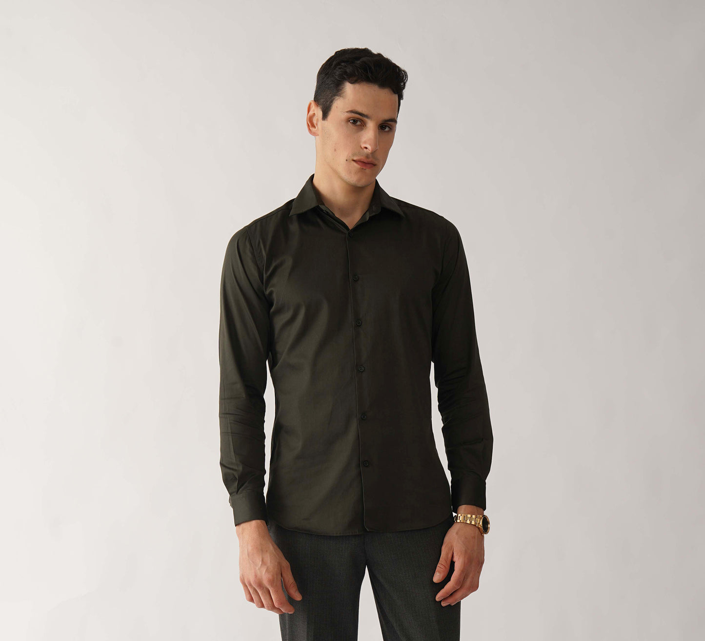Olive Tailored Shirt