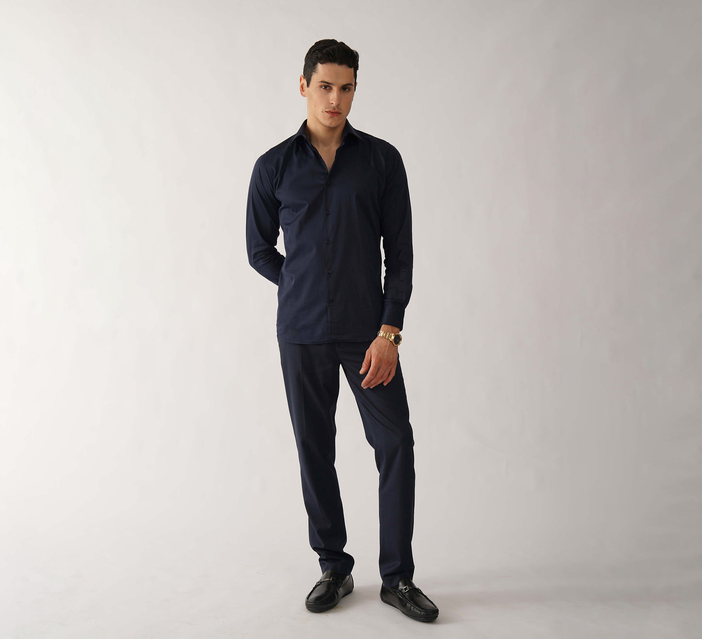 Navy Tailored Shirt