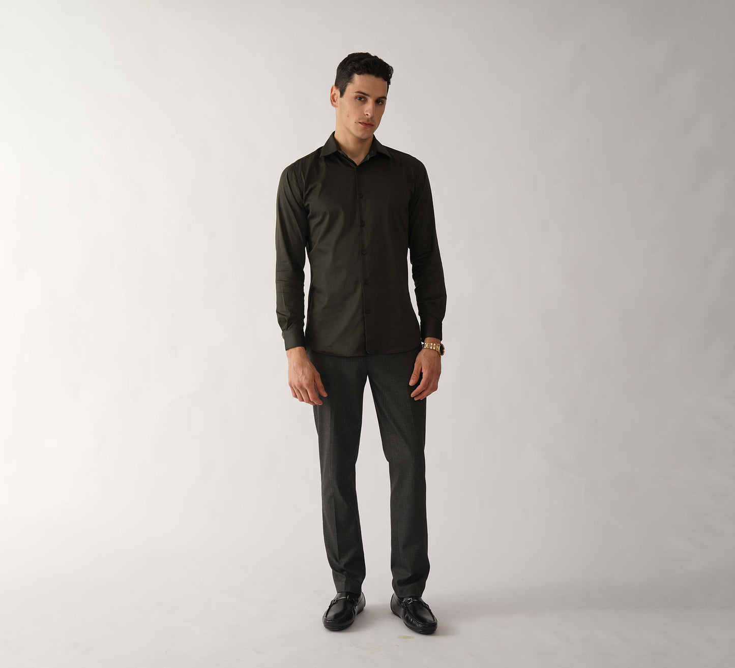 Olive Tailored Shirt