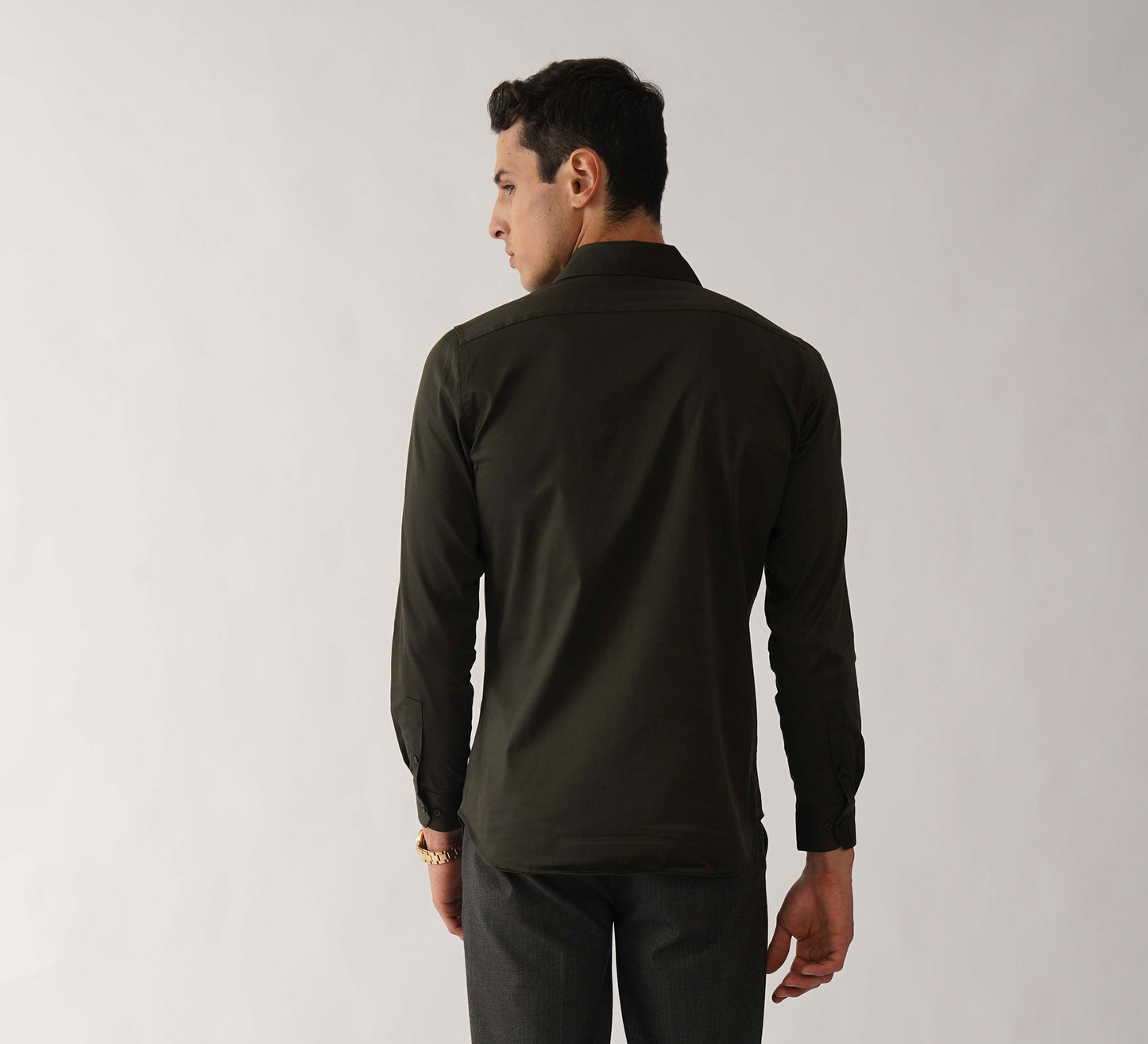 Olive Tailored Shirt