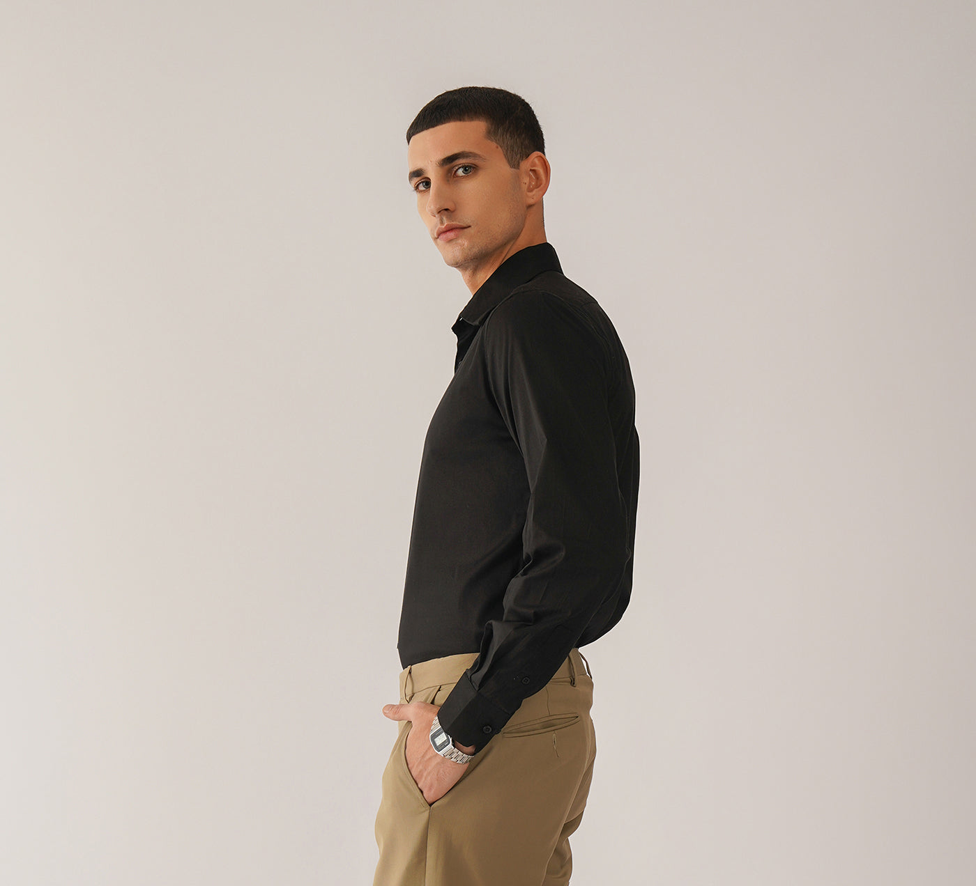 Black Tailored Shirt