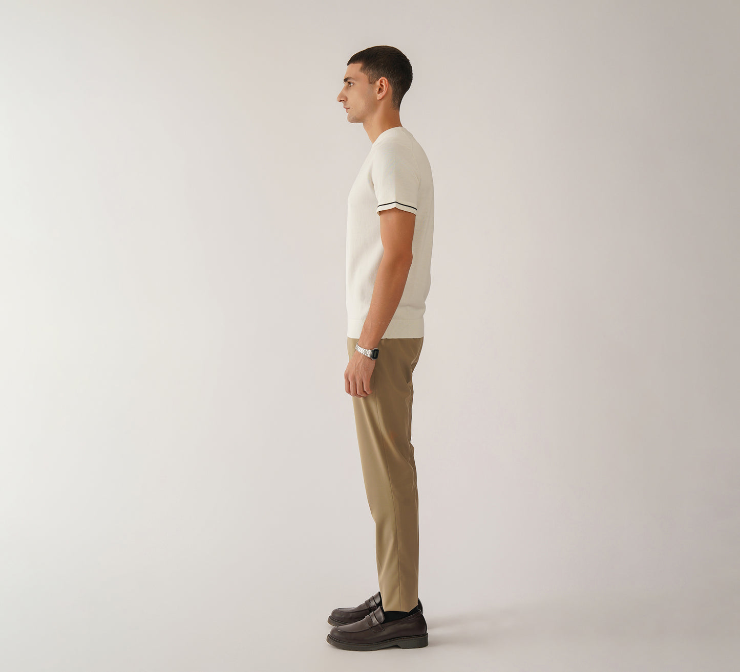 Ivory Round Neck T-shirt