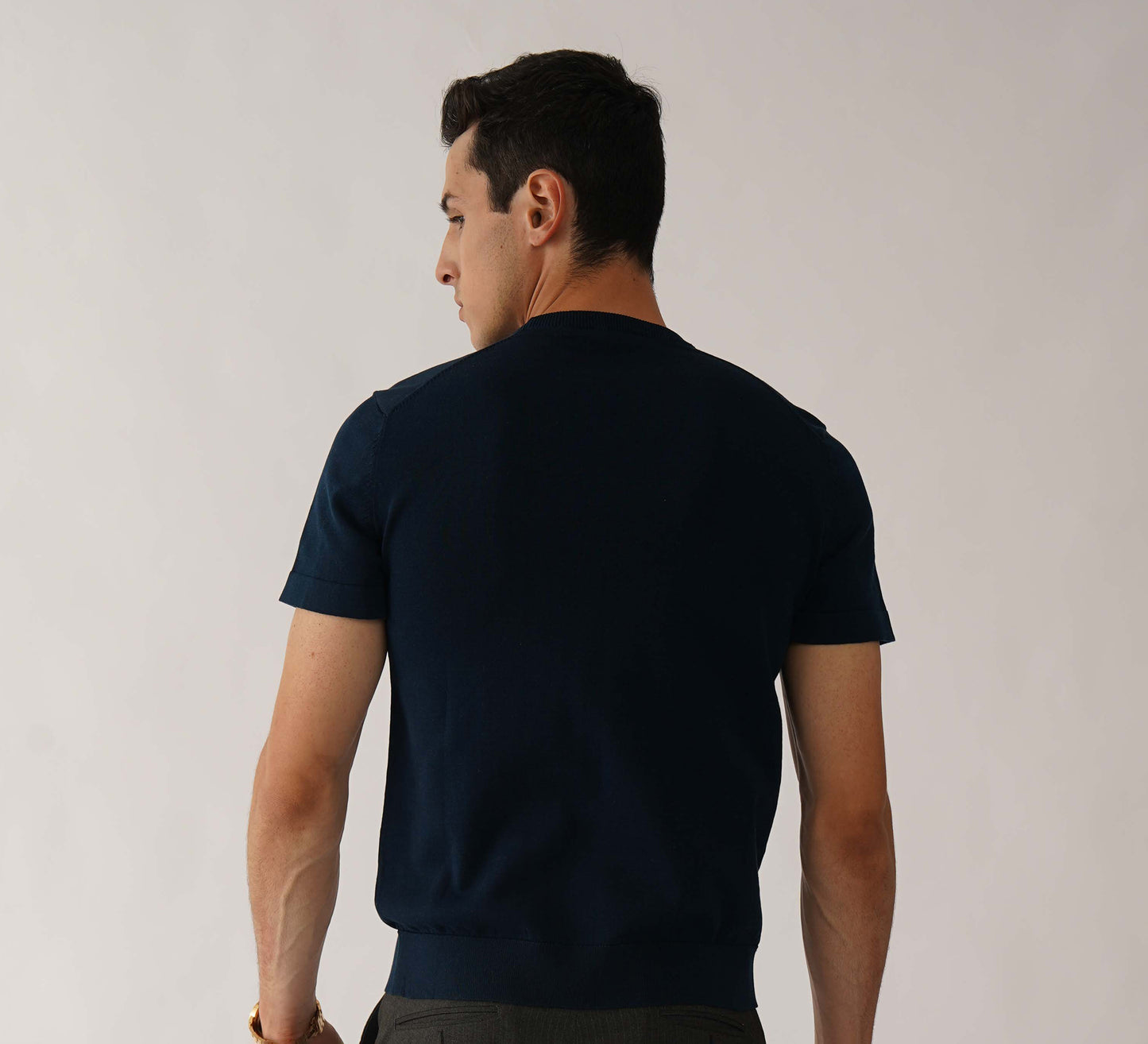 Navy Round Neck T-shirt