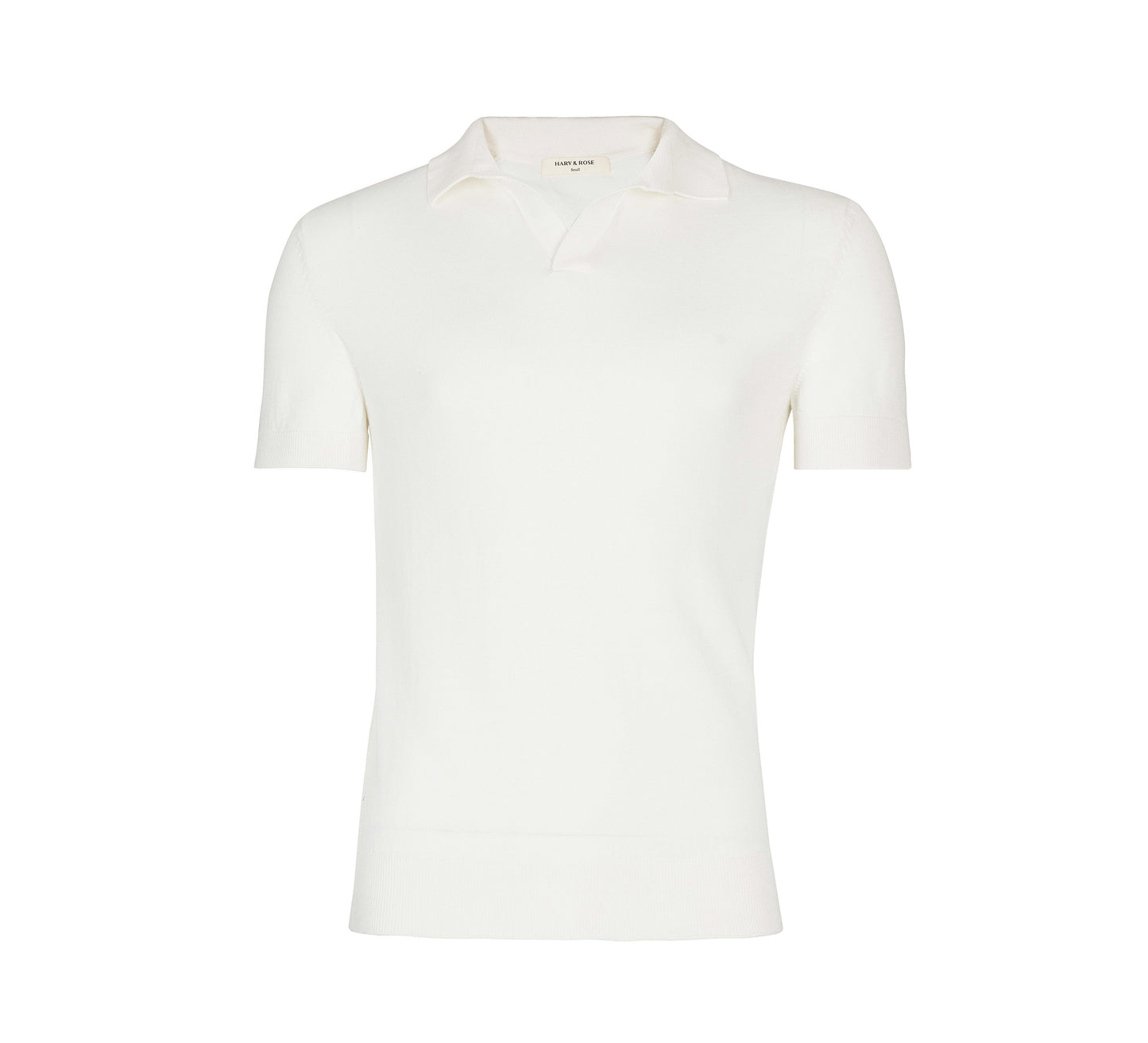 Ivory Buttonless Polo