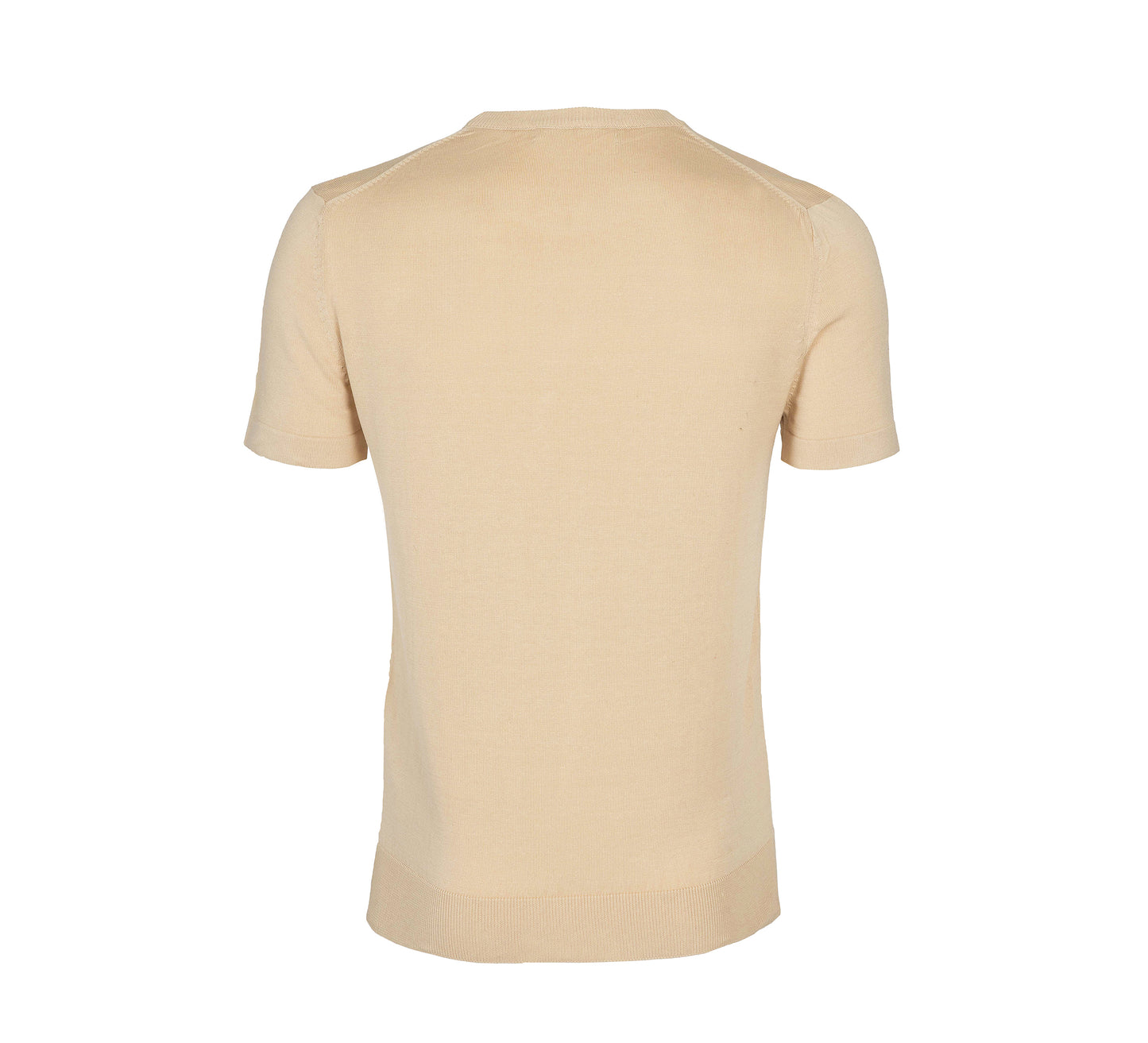 Beige Round Neck T-shirt