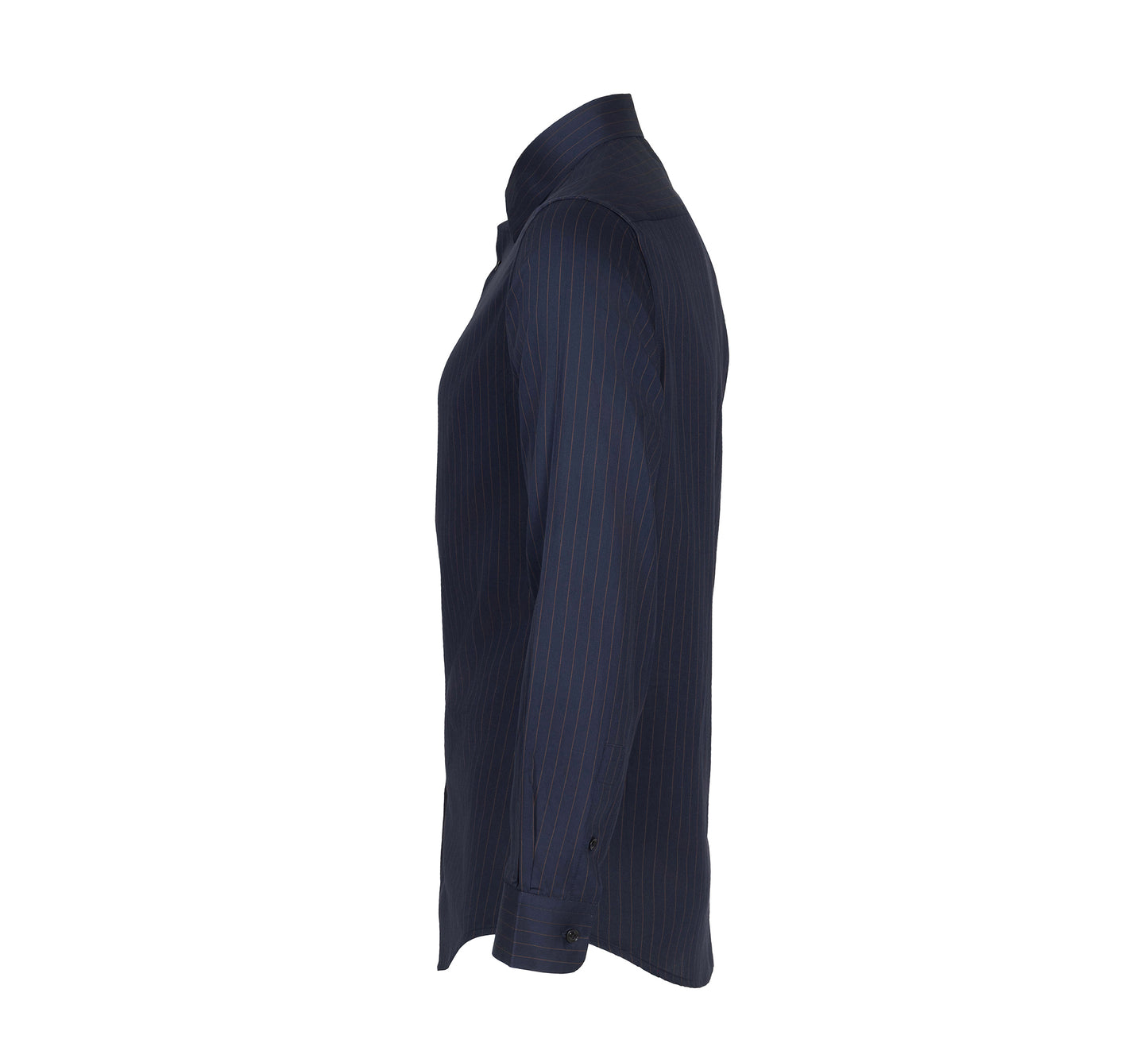Navy Pin Stripes Tailored Shirt
