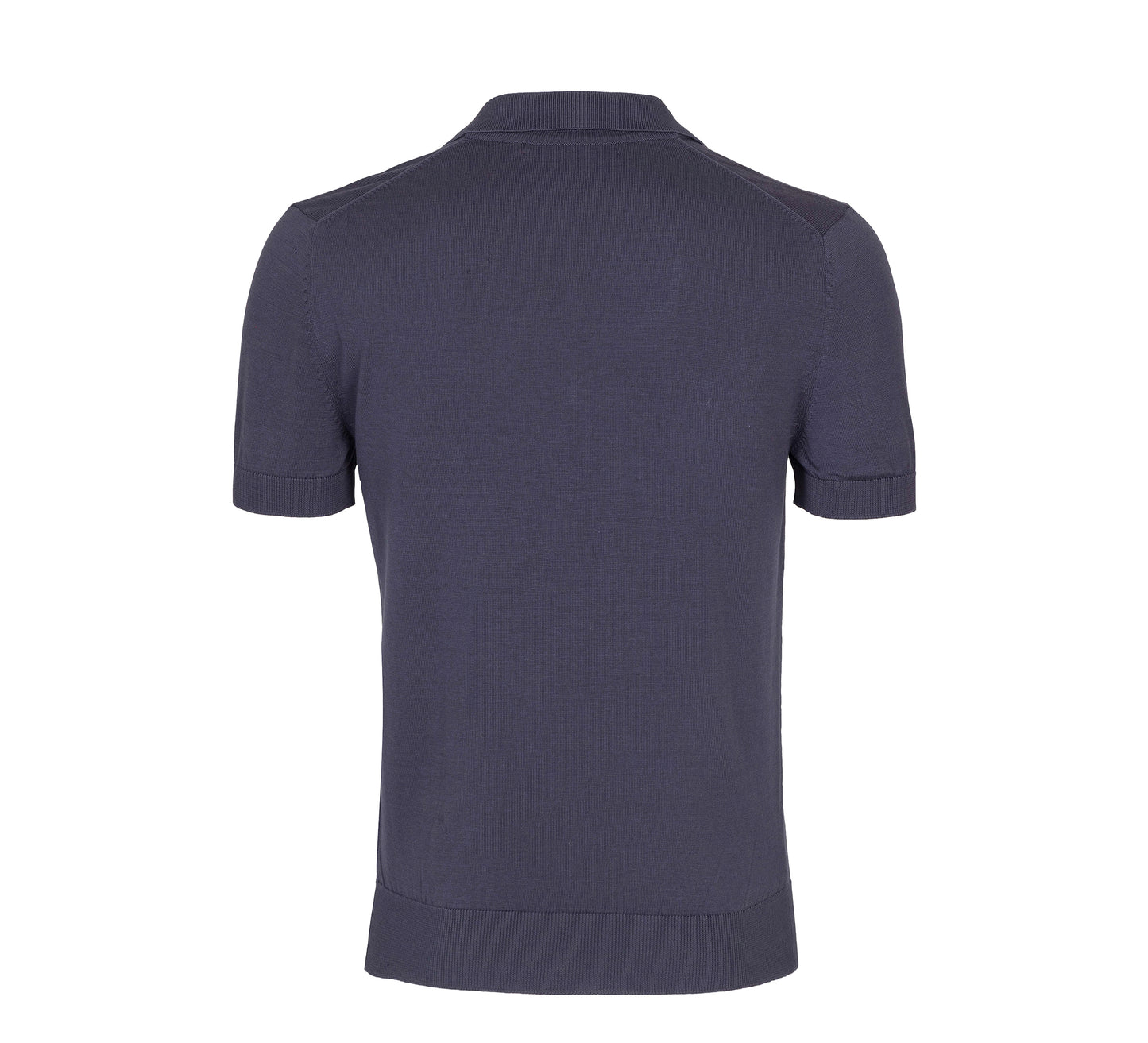 Purple Buttonless Polo