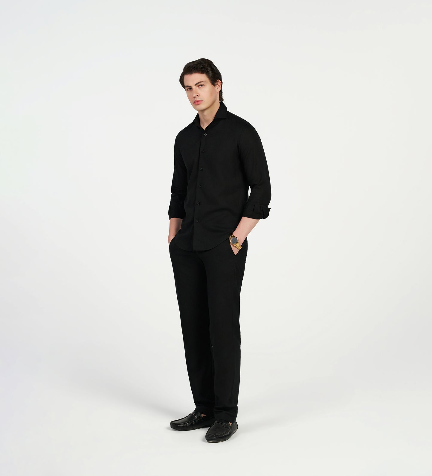 Black Linen Trousers