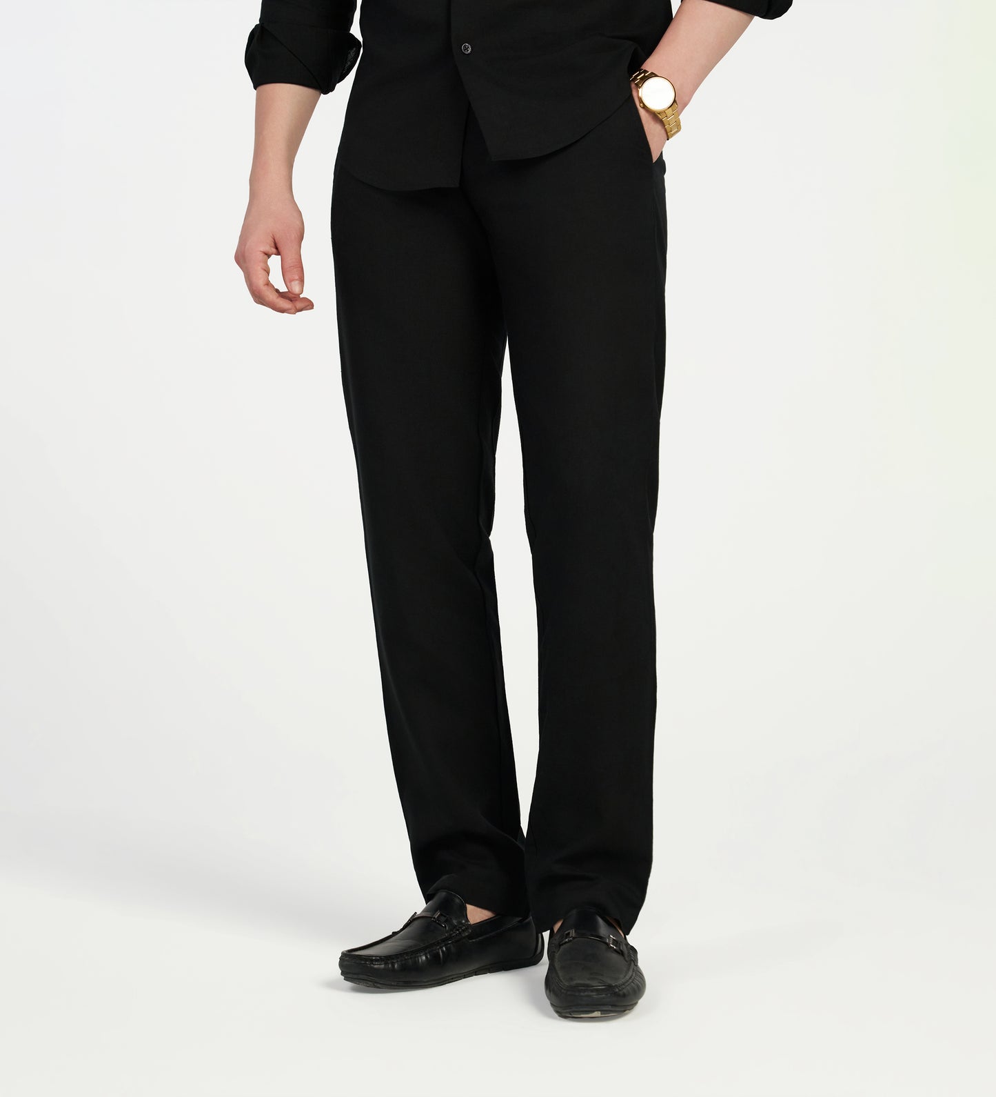 Black Linen Coord Set