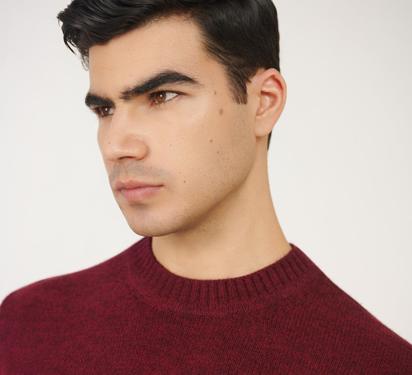 Maroon Cashmere Silk Sweater