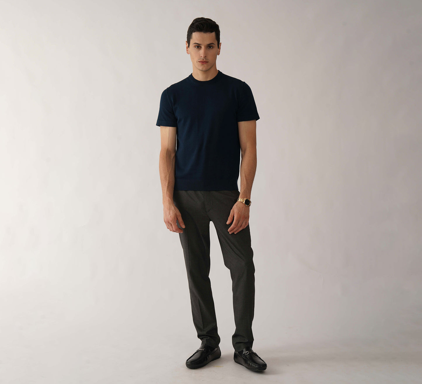 Navy Round Neck T-shirt