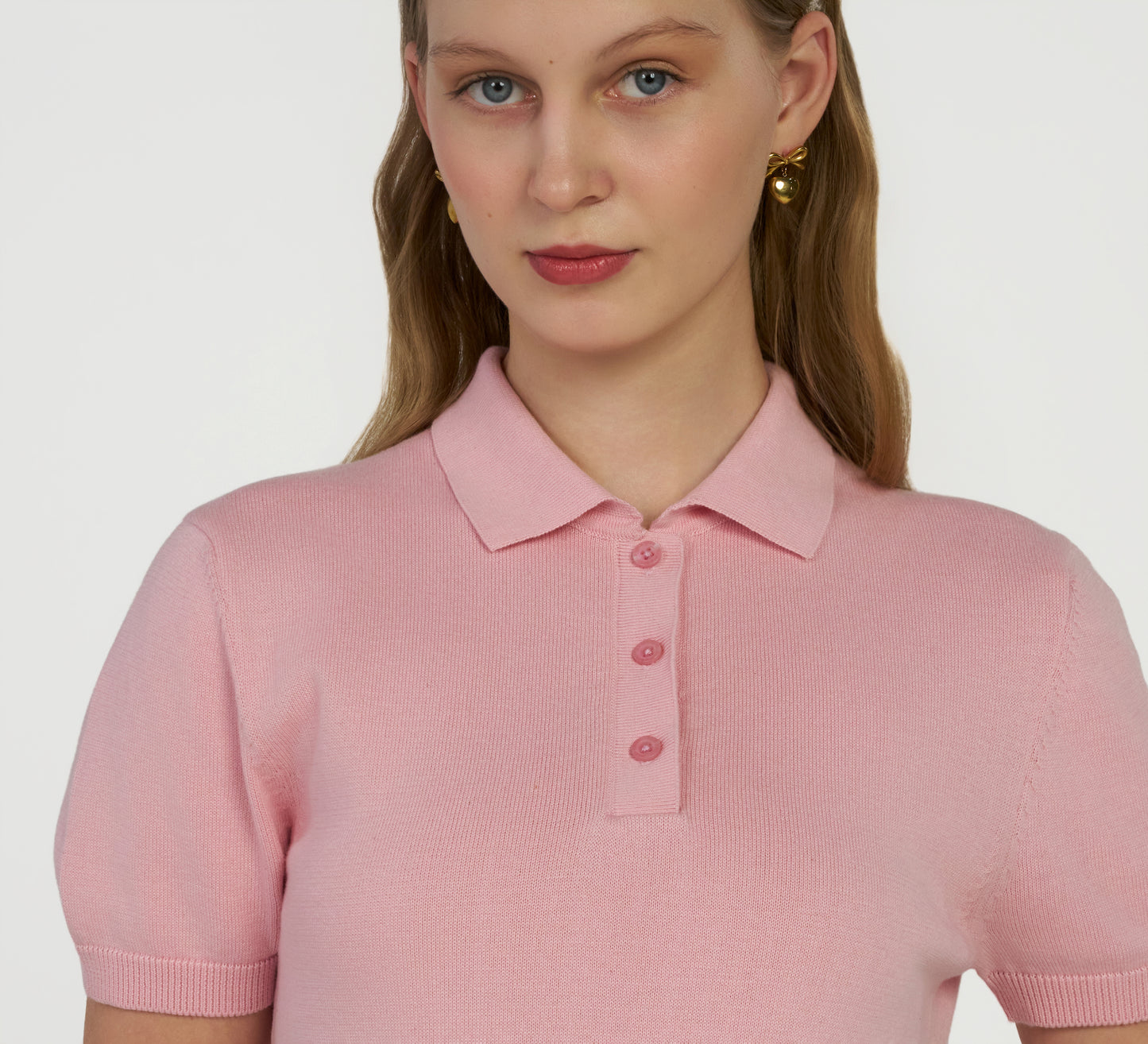 Rose Pink Mercerised Polo