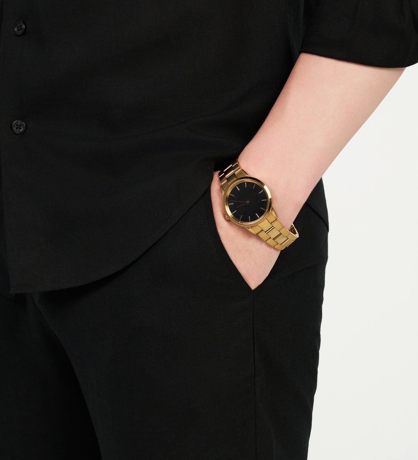 Black Linen Shirt