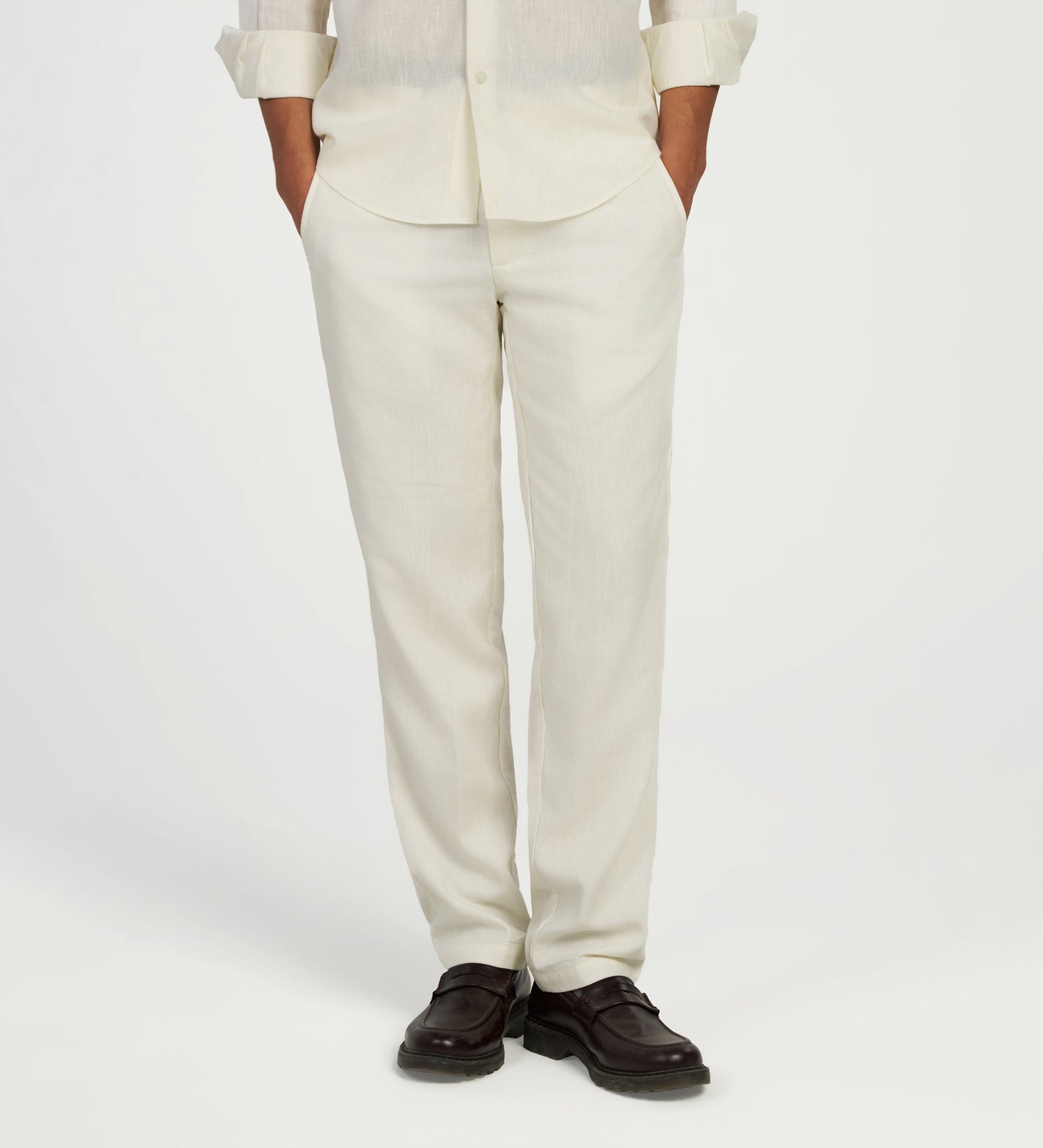 Ivory Linen Coord Set