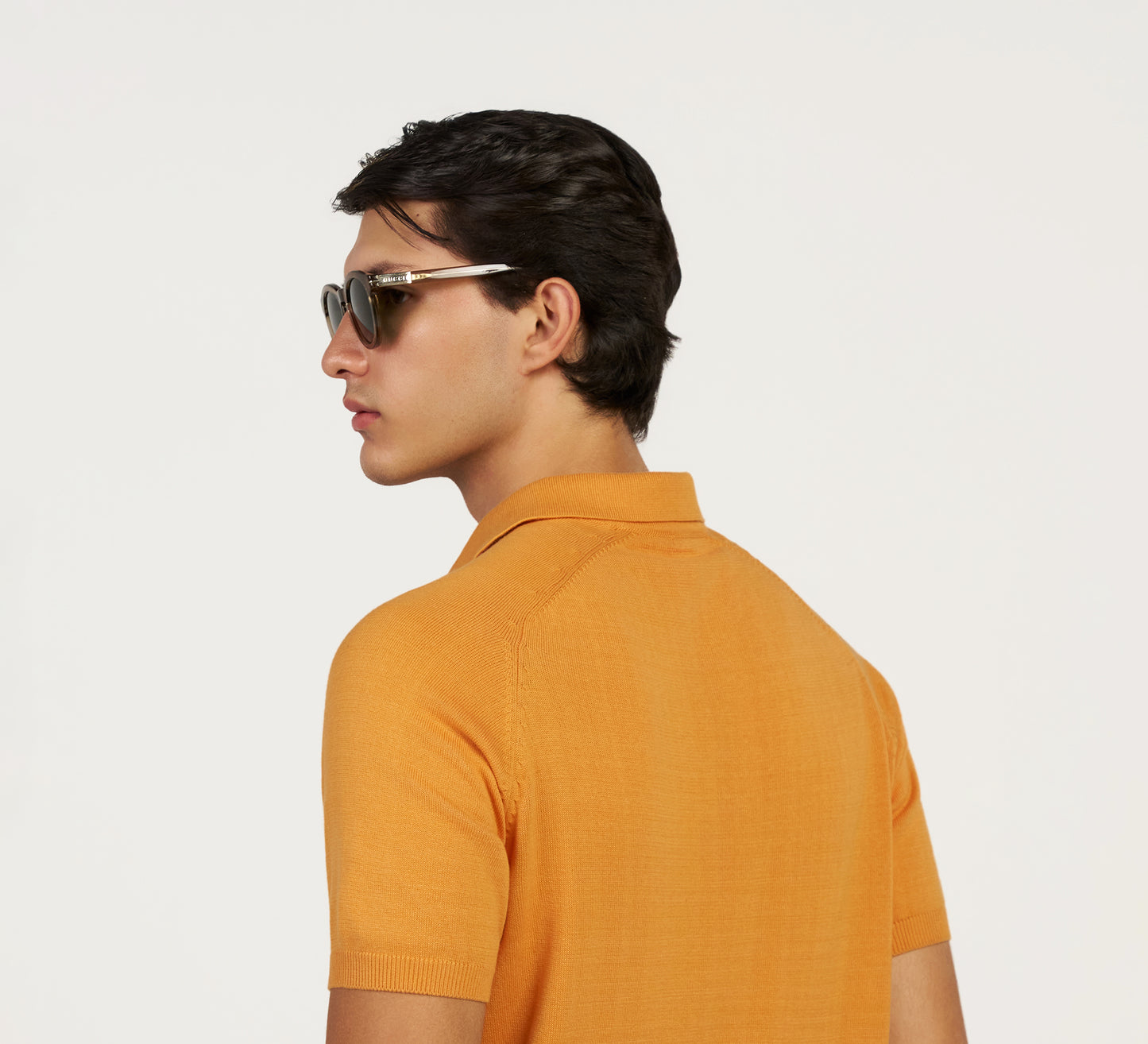 Burnt Orange Mercerised Polo