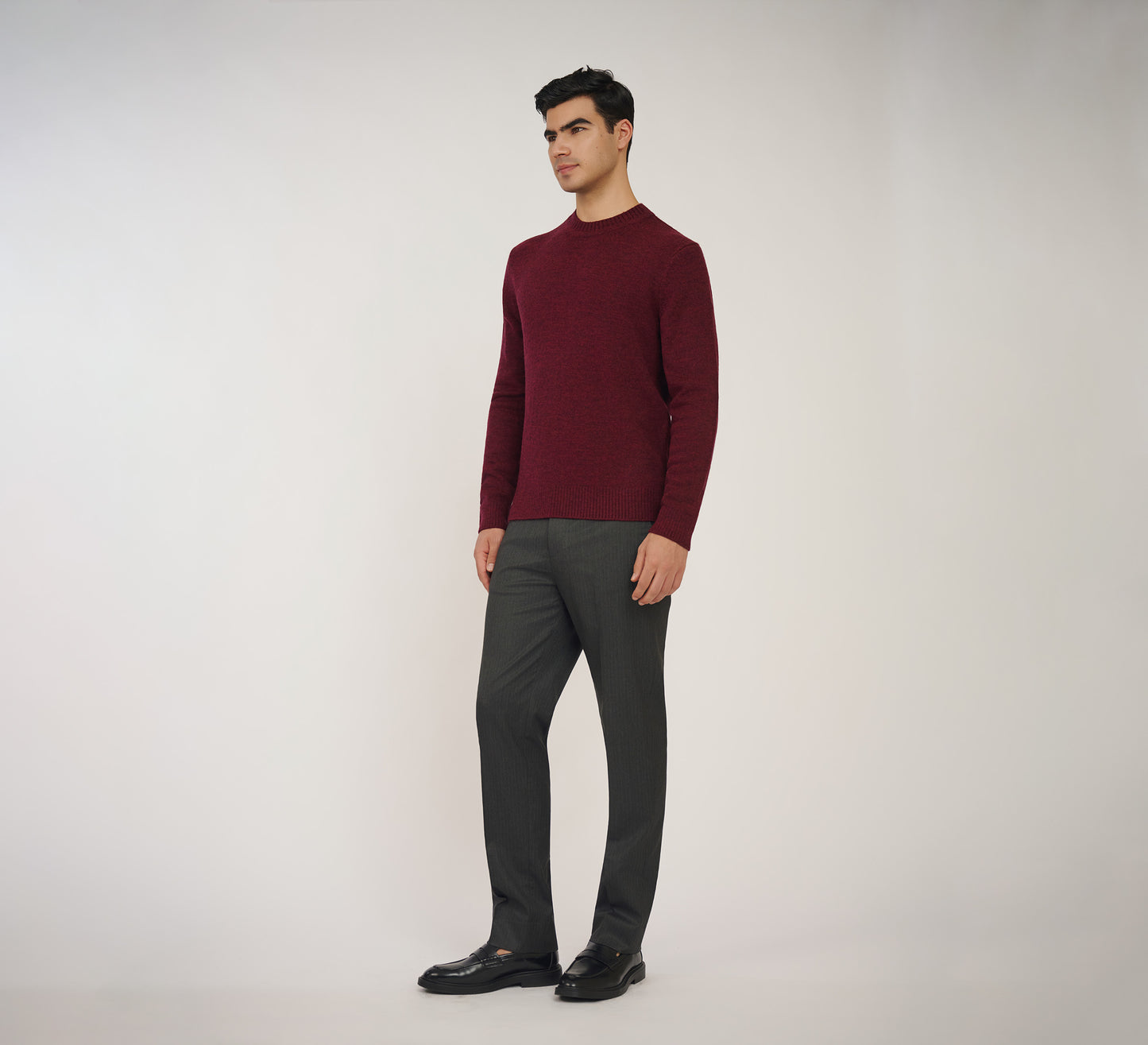 Maroon Cashmere Silk Sweater