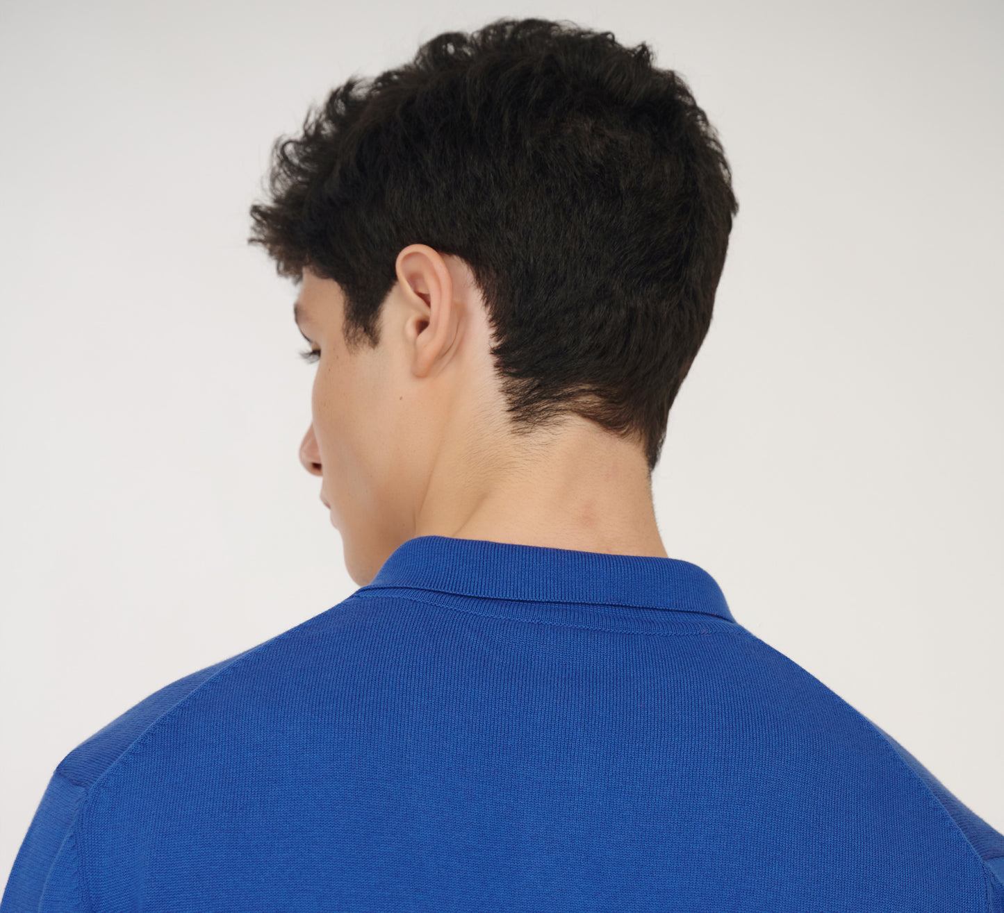 Classic Blue Buttoned Polo