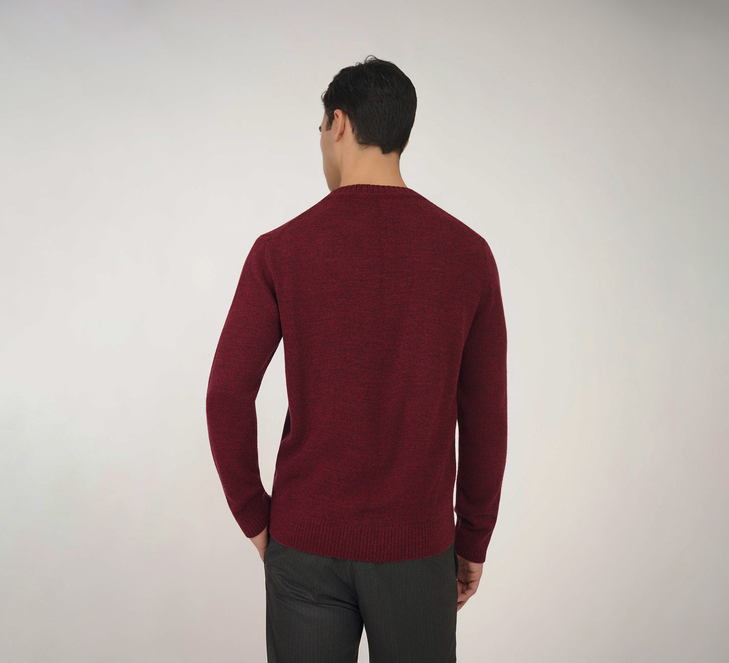 Maroon Cashmere Silk Sweater