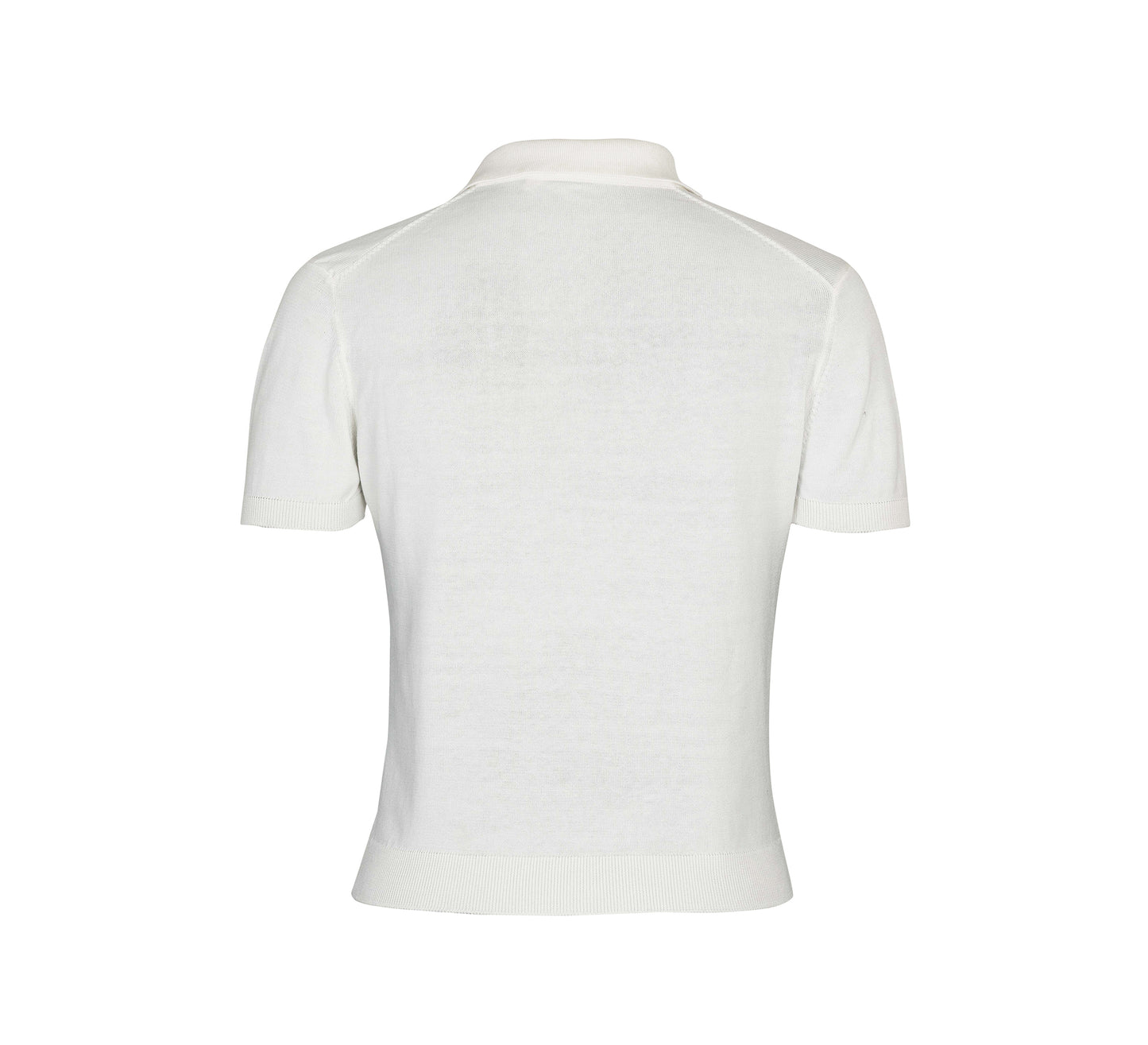Ivory Buttonless Polo
